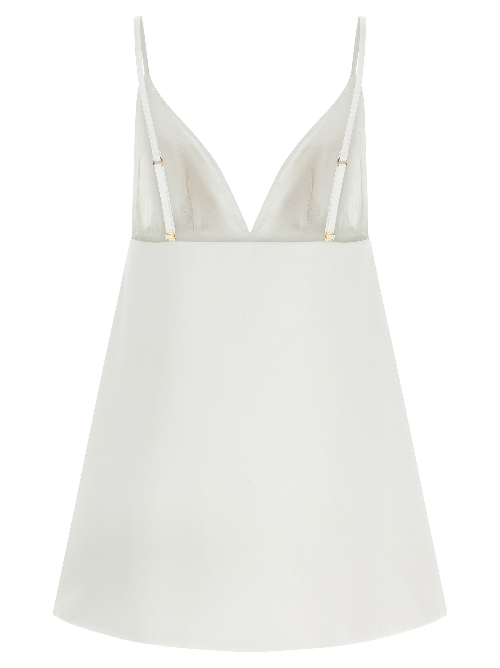 Elisabetta Franchi Duchesse Dress White