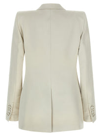 Tom Ford Duchesse Single Breasted Blazer Beige