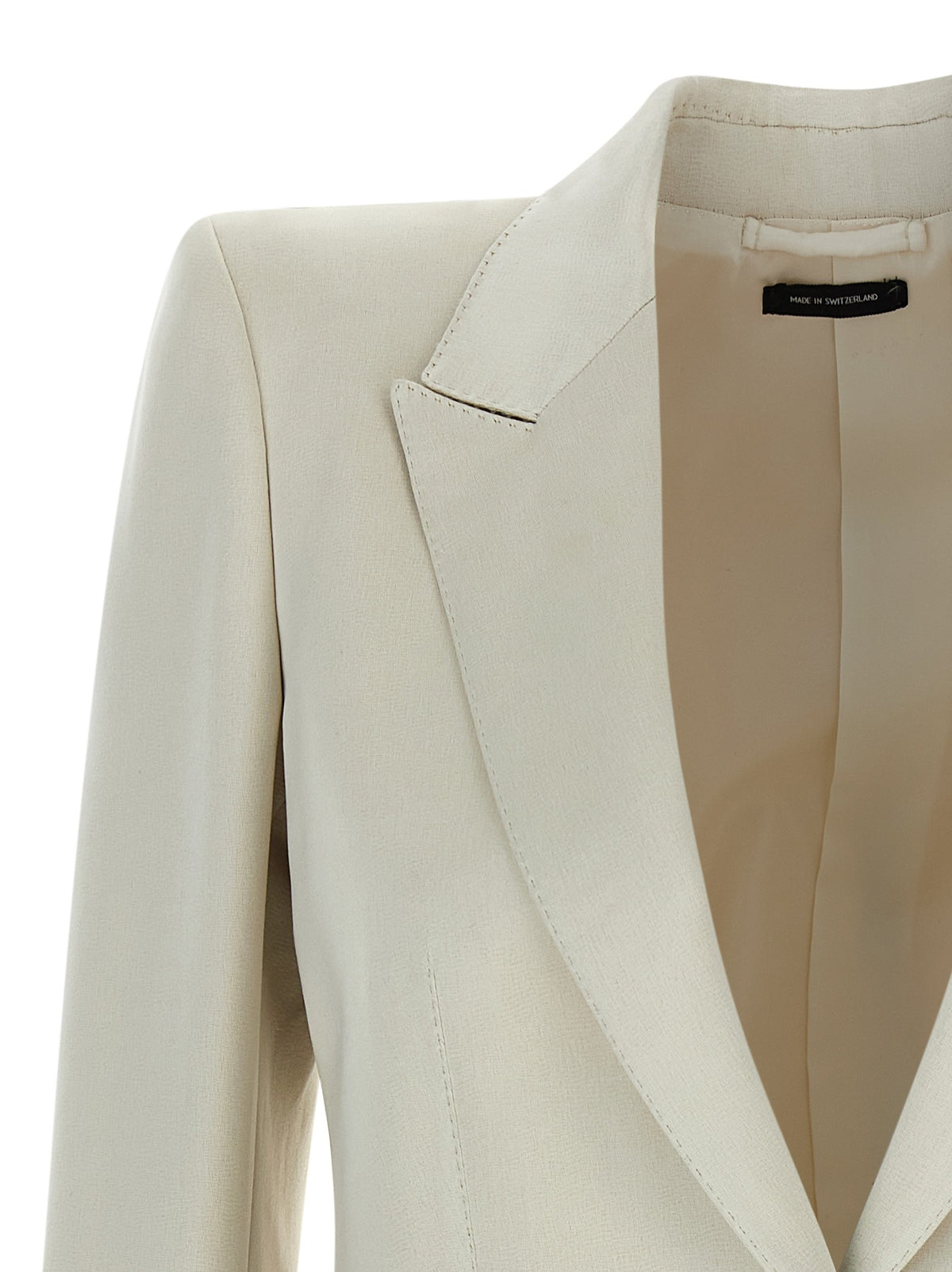 Tom Ford Duchesse Single Breasted Blazer Beige