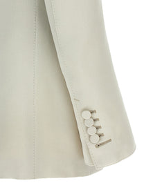 Tom Ford Duchesse Single Breasted Blazer Beige