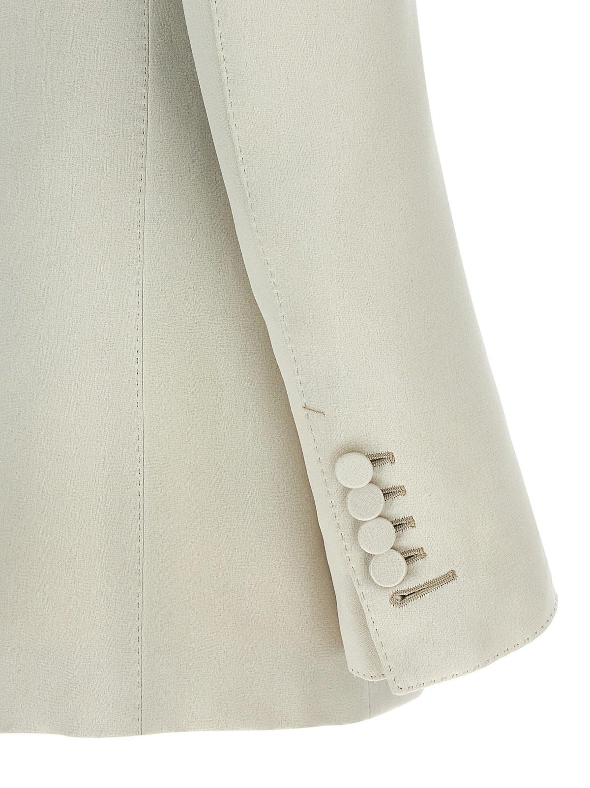 Tom Ford Duchesse Single Breasted Blazer Beige, view 4