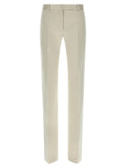 Tom Ford Duchesse Tailored Trousers Beige