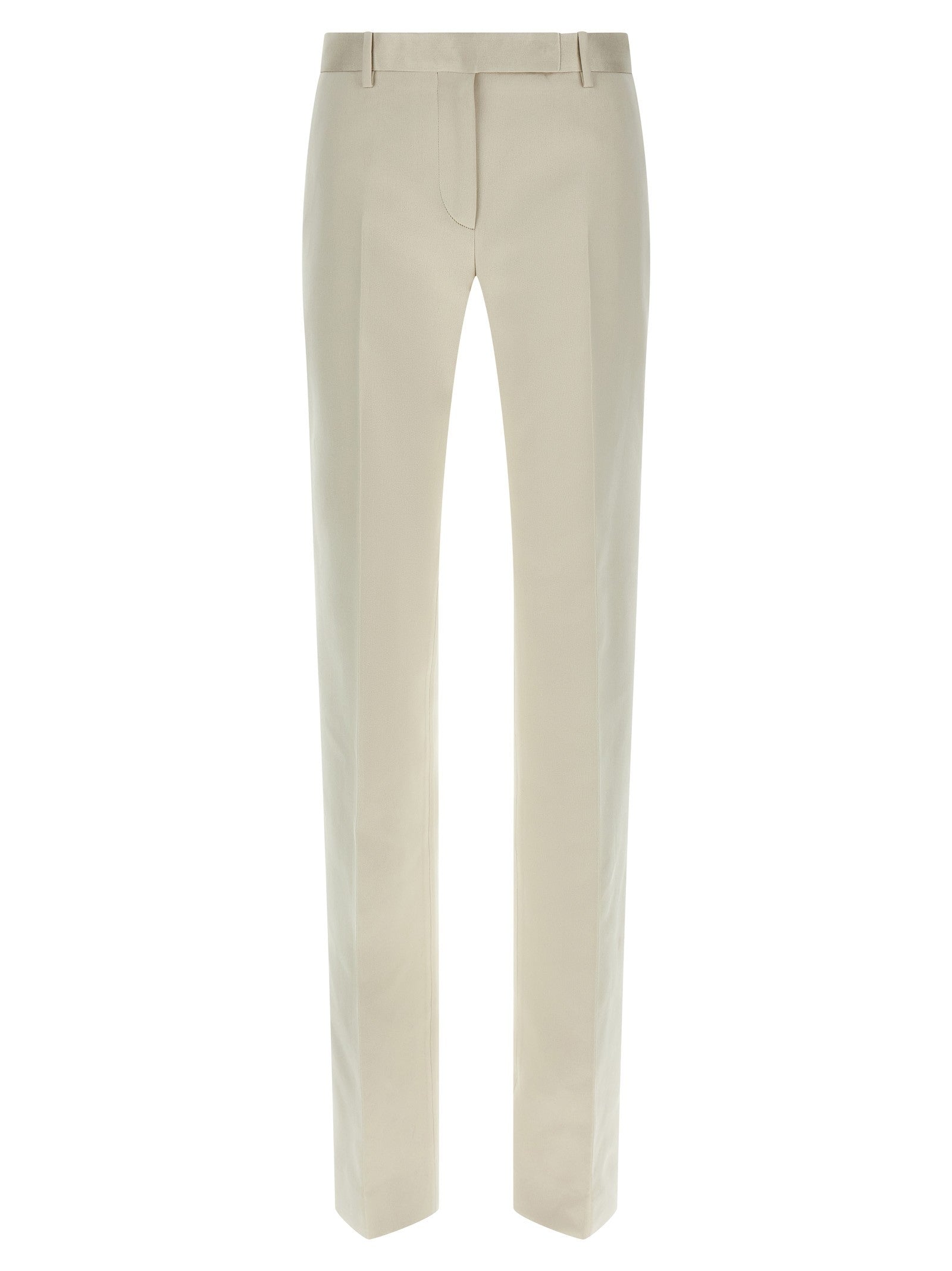 Tom Ford Duchesse Tailored Trousers Beige