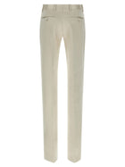 Tom Ford Duchesse Tailored Trousers Beige, view 2