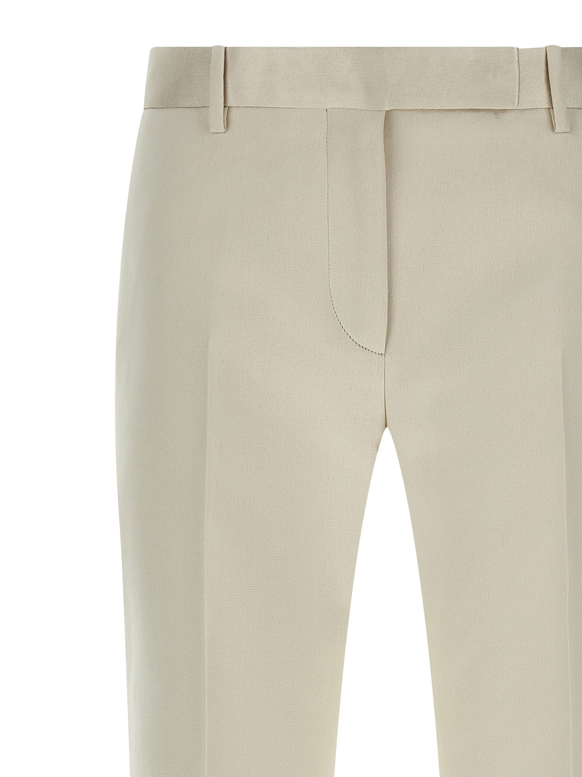 Tom Ford Duchesse Tailored Trousers Beige, view 3