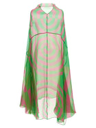 Dries Van Noten Ducy Dress Green, view 2