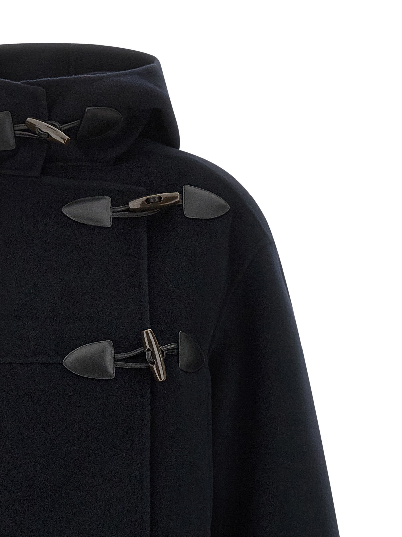 Rohe Duffle Reversible Coat Blue