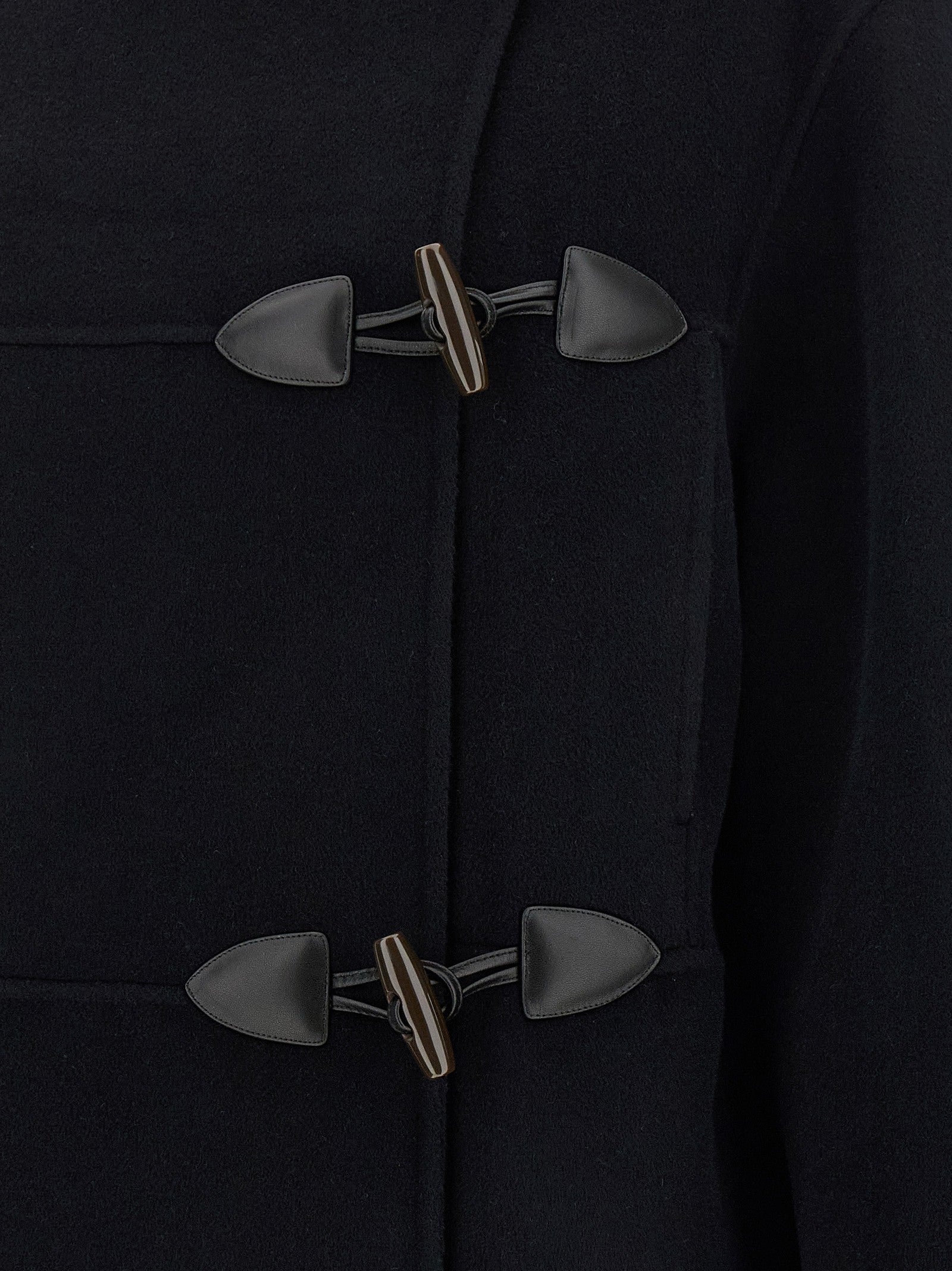 Rohe Duffle Reversible Coat Blue