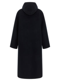 Rohe Duffle Reversible Coat Blue