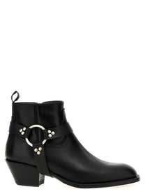 Sonora Boots Dulce Belt Ankle Boots Black