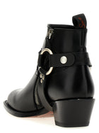 Sonora Boots Dulce Belt Ankle Boots Black, view 3