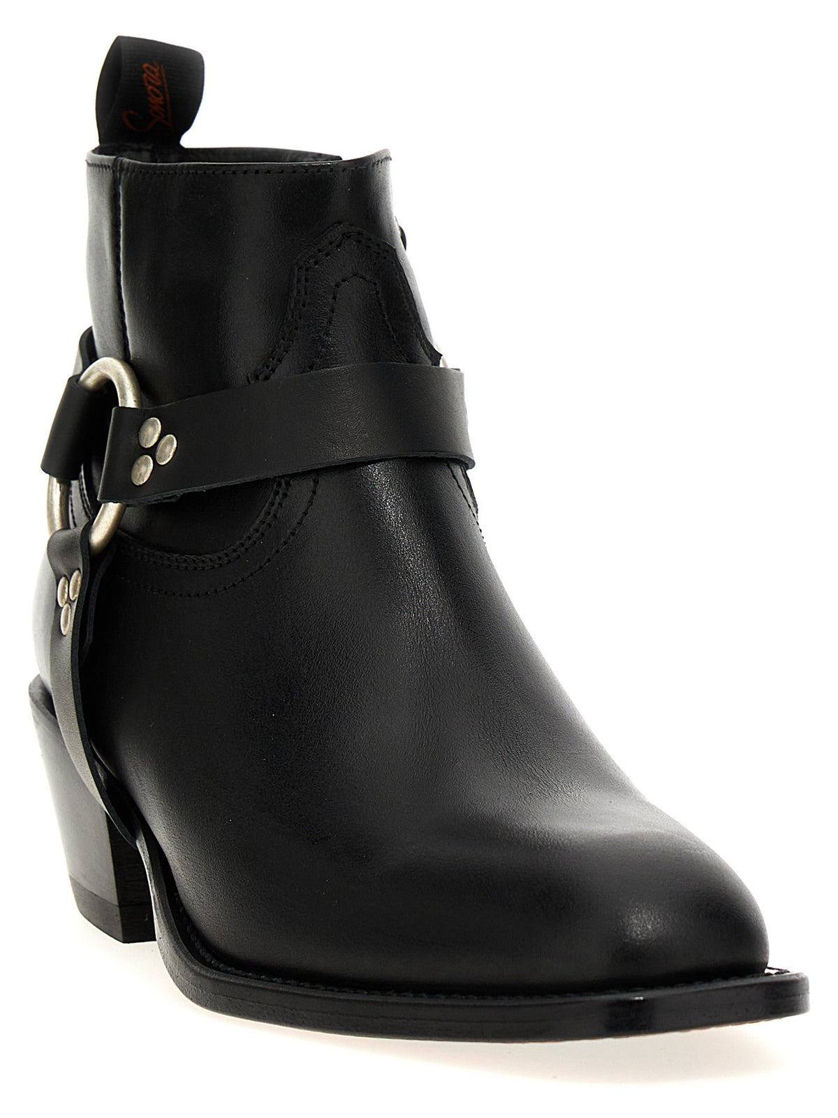 Sonora Boots Dulce Belt Ankle Boots Black