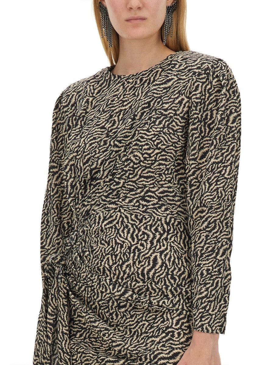 Isabel Marant Étoile Women's Dulce Dress Multicolor, view 4