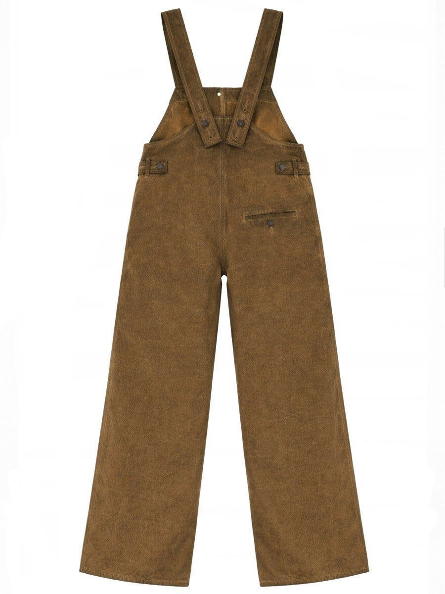 Uma Wang Women's Dungarees Panda Brown, view 3