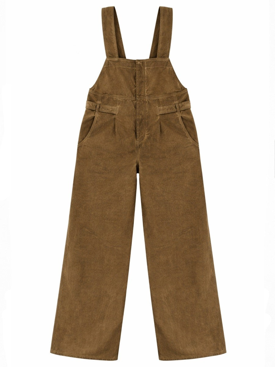 Uma Wang Women's Dungarees Panda Brown