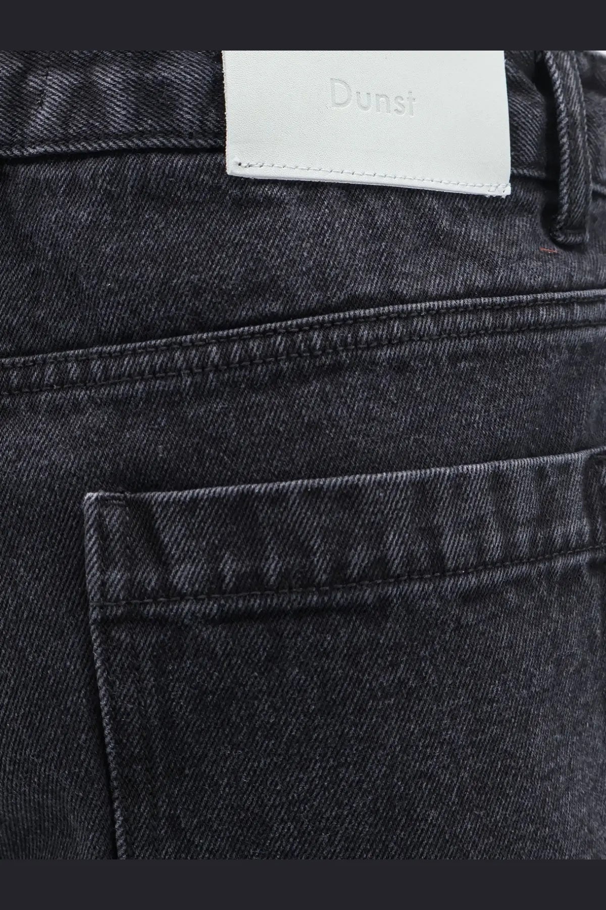 DUNST Men's Back Denim Bermuda Shorts Black, view 3