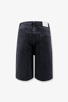 DUNST Men's Back Denim Bermuda Shorts Black, view 2