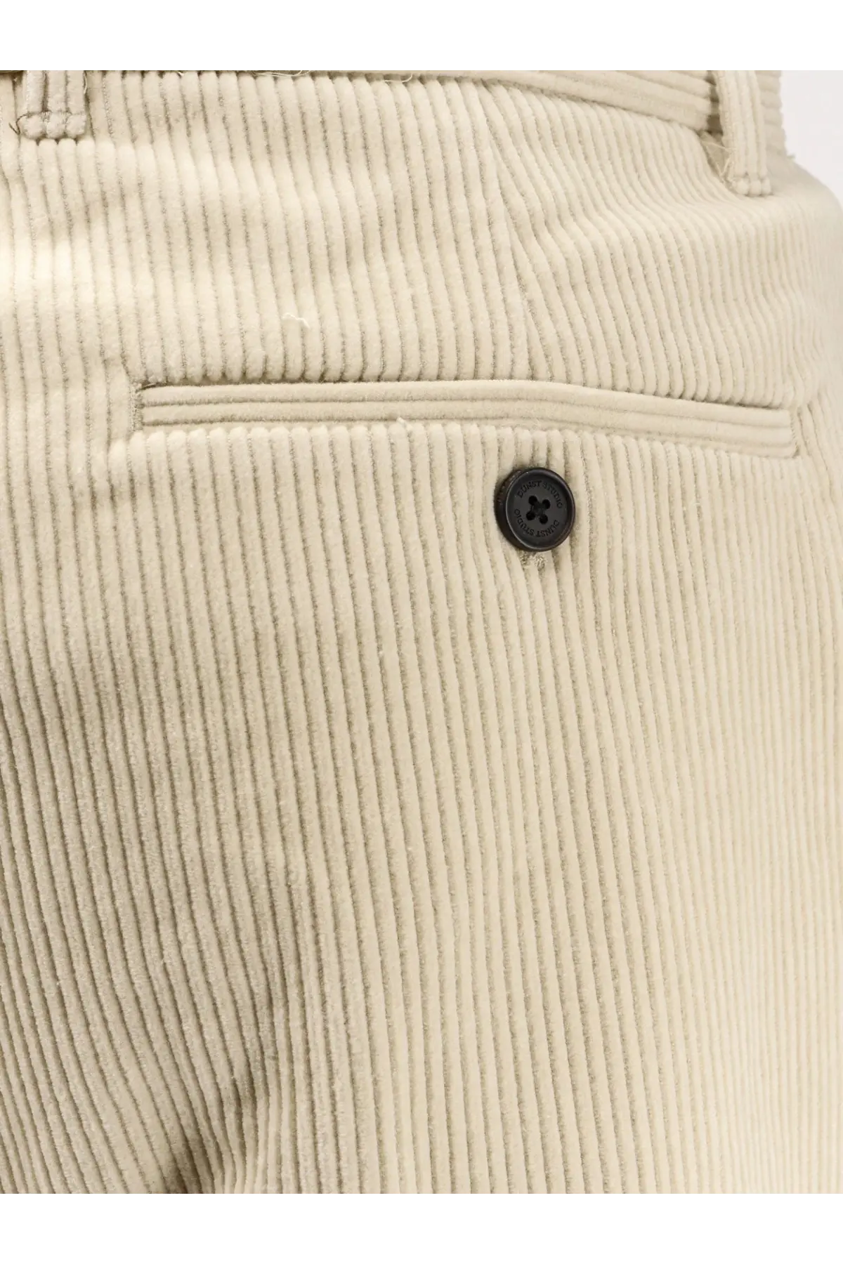 DUNST Men's Corduroy Trousers White, view 3