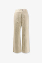DUNST Men's Corduroy Trousers White