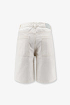 DUNST Men's Cotton Bermuda Shorts White, view 2
