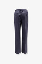 DUNST Men's Pleated Chino Slacks Trousers Blue, view 2