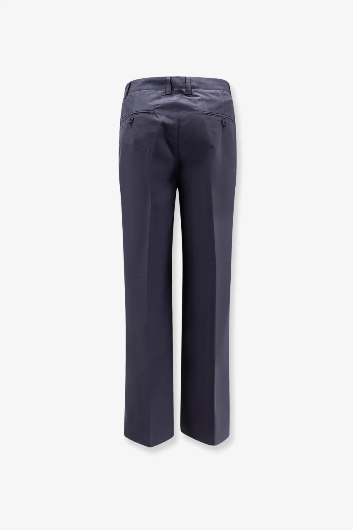 DUNST Men's Pleated Chino Slacks Trousers Blue, view 2