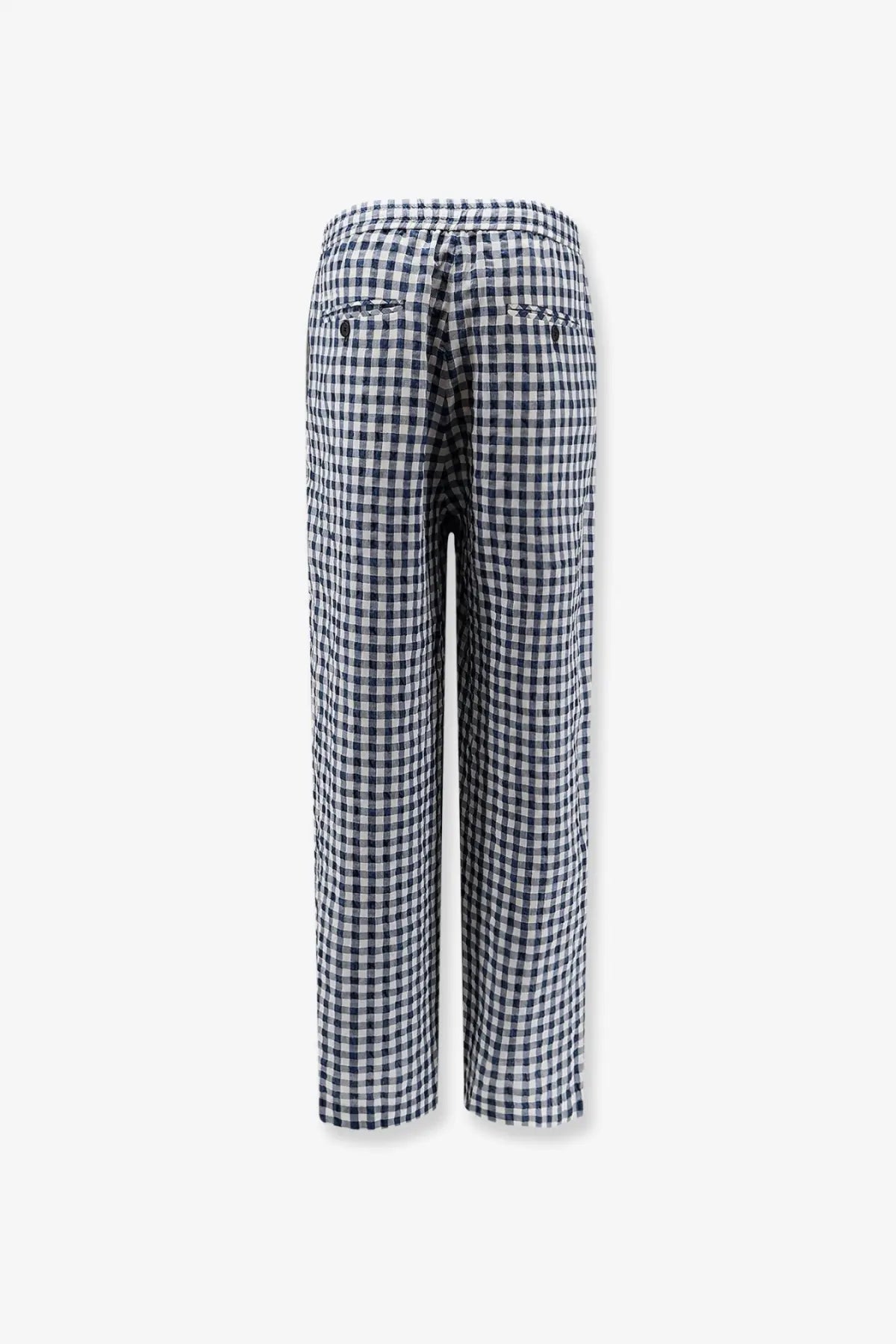 DUNST Men's Unisex Pyjamas Trousers Blue, view 2