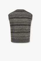 DUNST Unisex Crafted Vest Grey, view 2