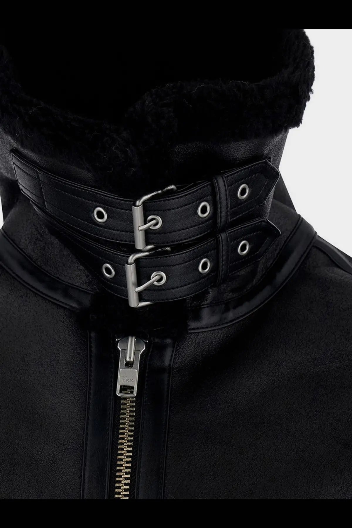 DUNST Unisex Unisex Eco Shearling Jacket Black, view 3