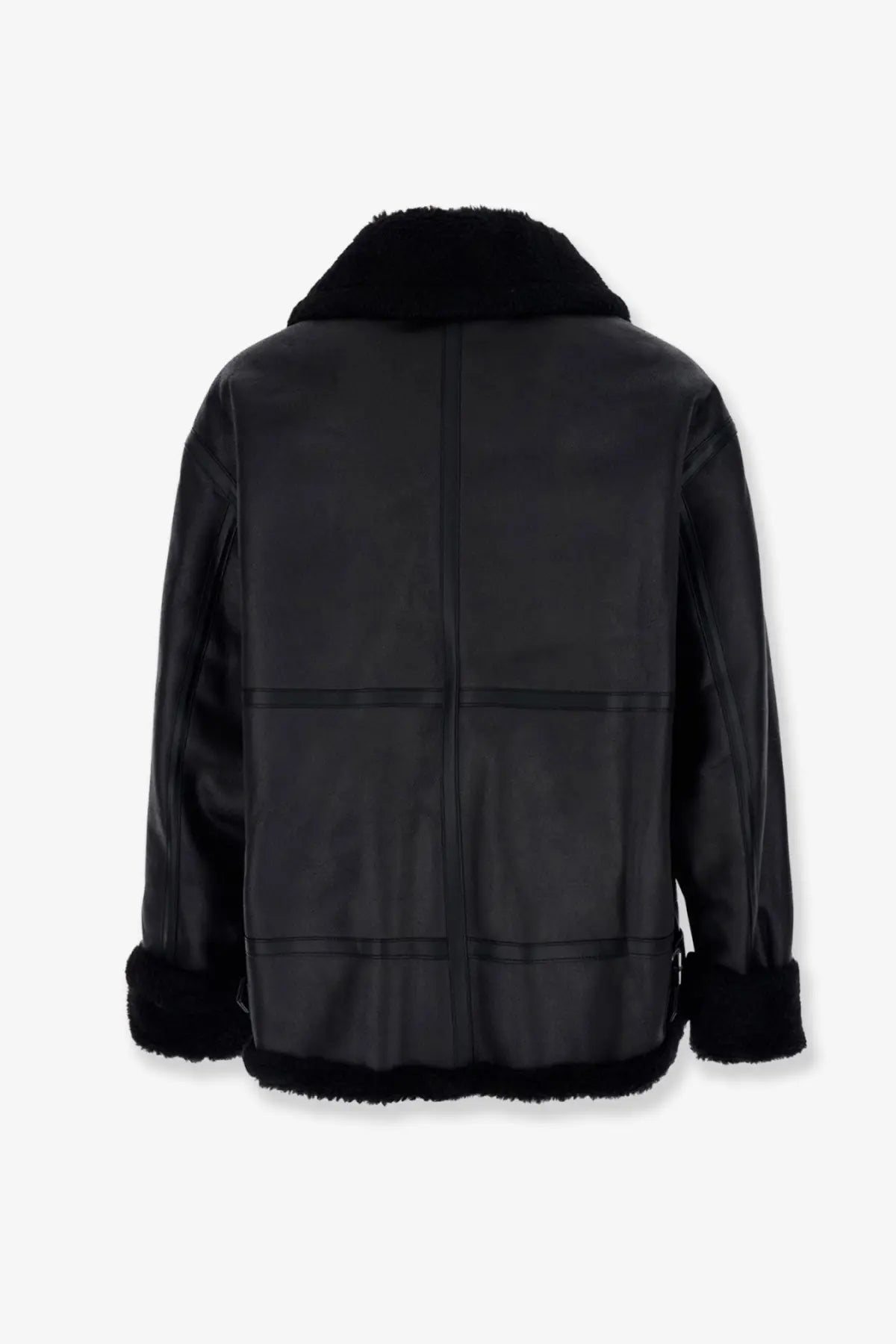 DUNST Unisex Unisex Eco Shearling Jacket Black, view 2