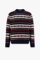 DUNST Unisex Fairisle Unisex Sweater Blue