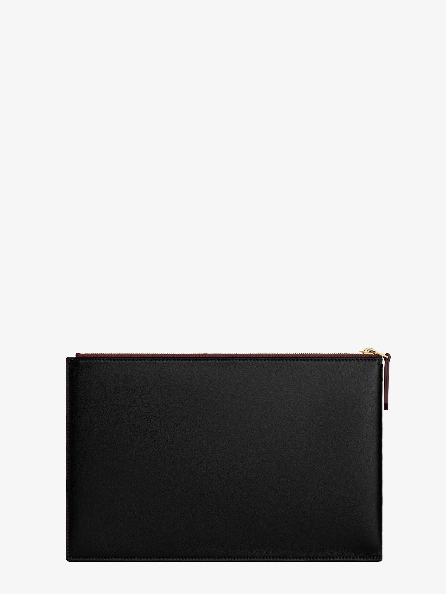 Celine Women's Duo Leather Clutch Bag Black