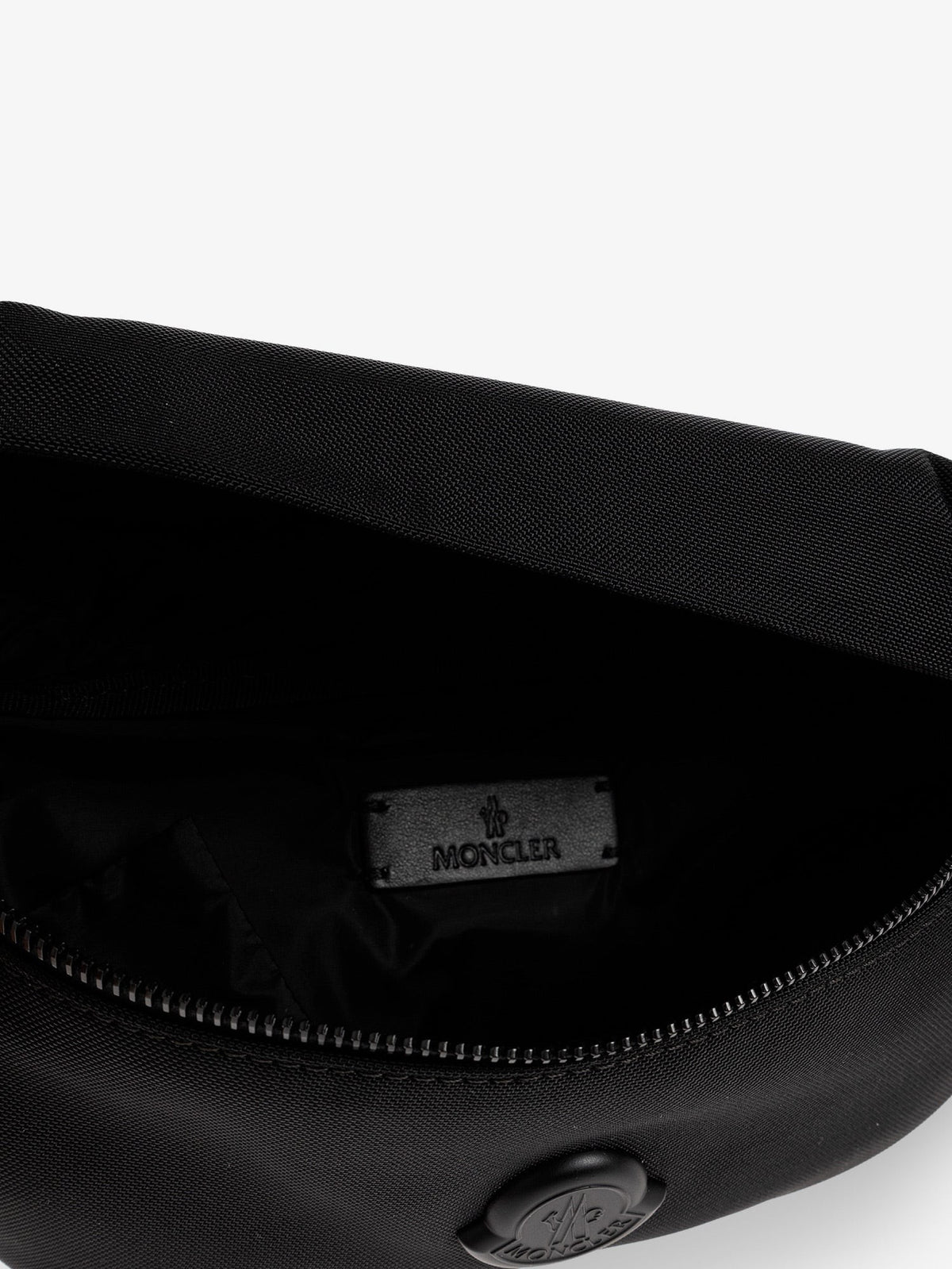 Moncler Men's Durance Technical Fabric Belt Bag Black, view 4