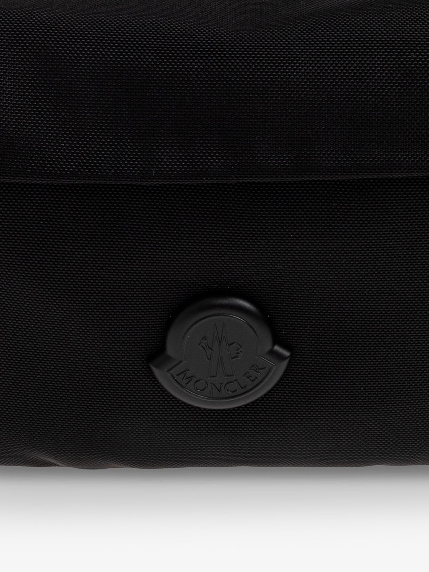 Moncler Men's Durance Technical Fabric Belt Bag Black