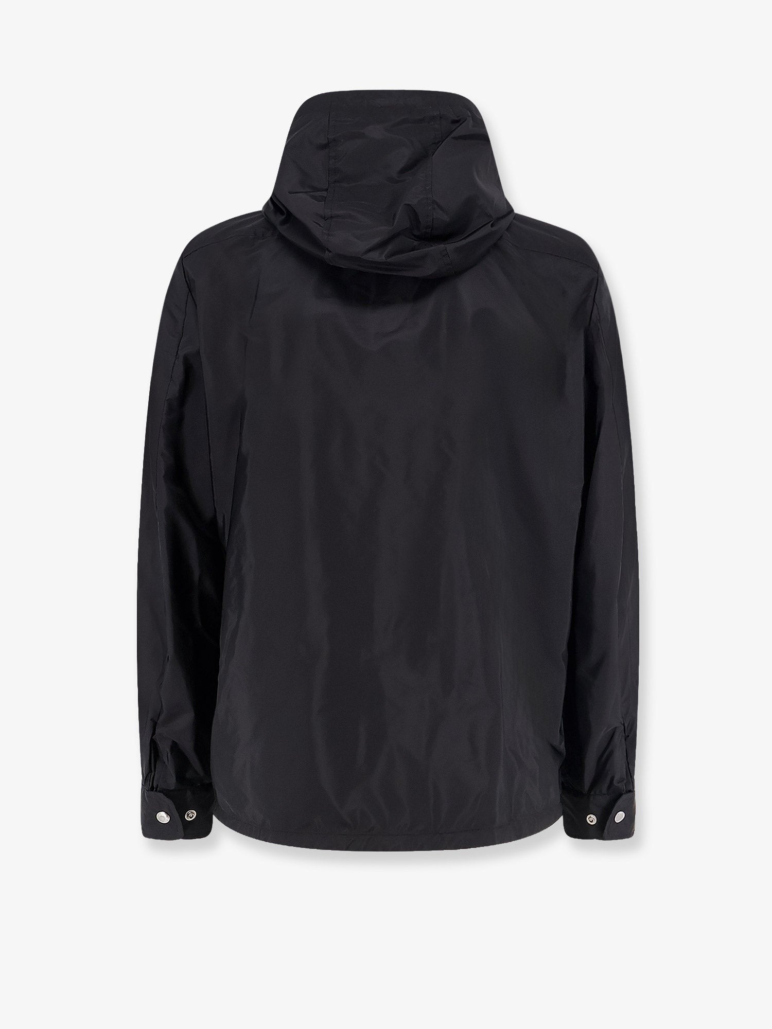 Moncler Men's Duvainne Recycled Nylon Jacket Black