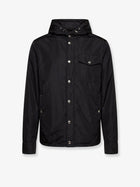 Moncler Men's Duvainne Recycled Nylon Jacket Black
