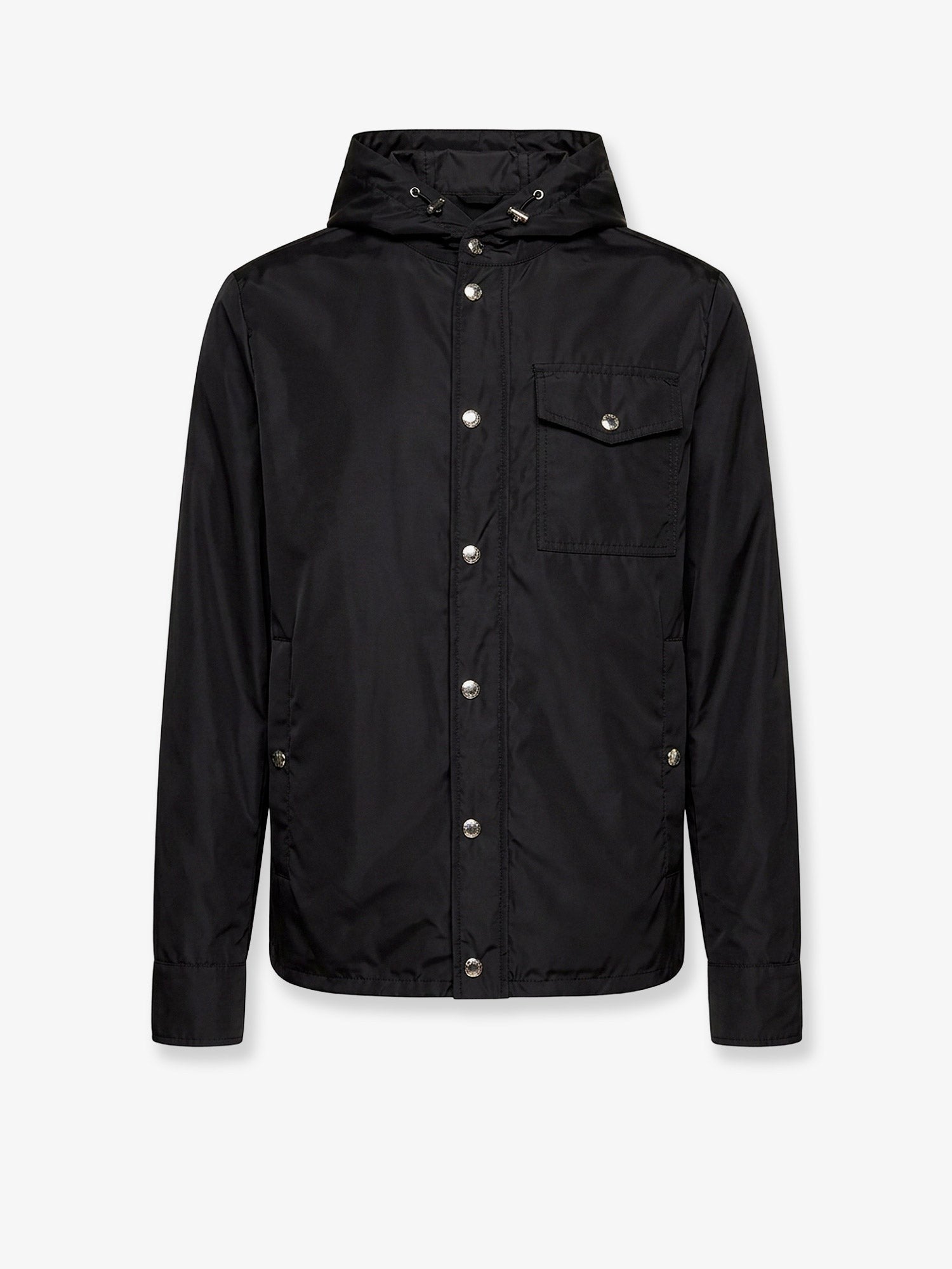 Moncler Men's Duvainne Recycled Nylon Jacket Black