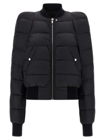 Rick Owens Duvet Flight Bomber Jacket Black