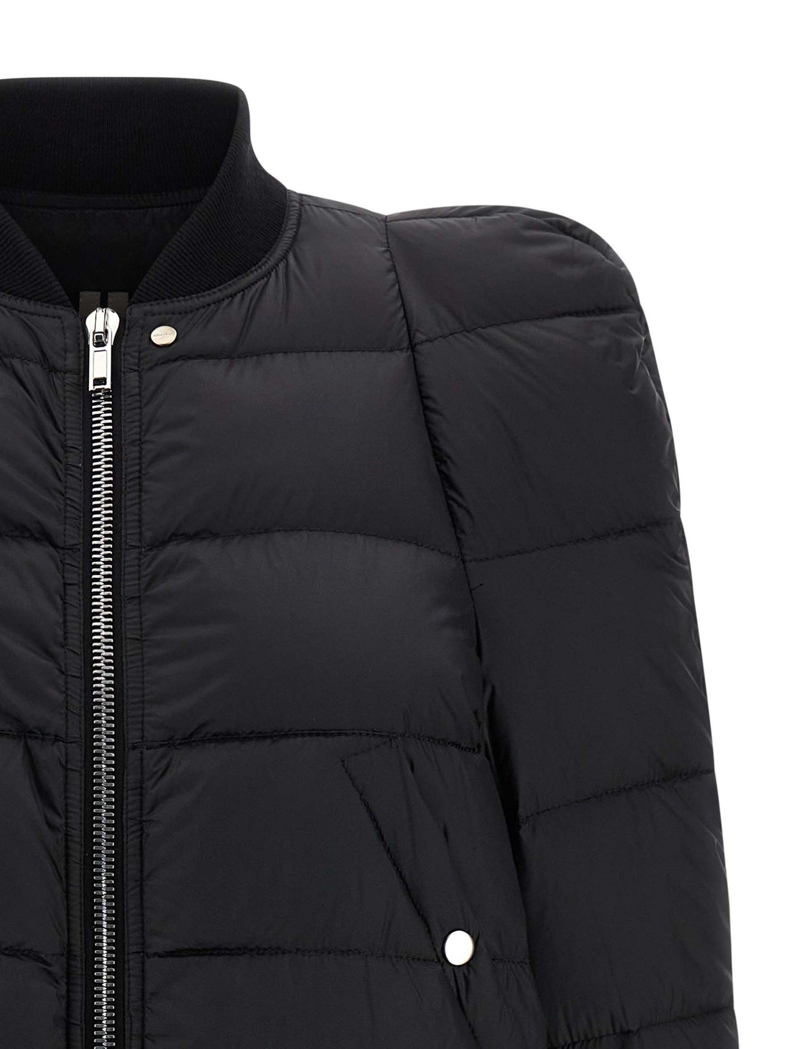 Rick Owens Duvet Flight Bomber Jacket Black