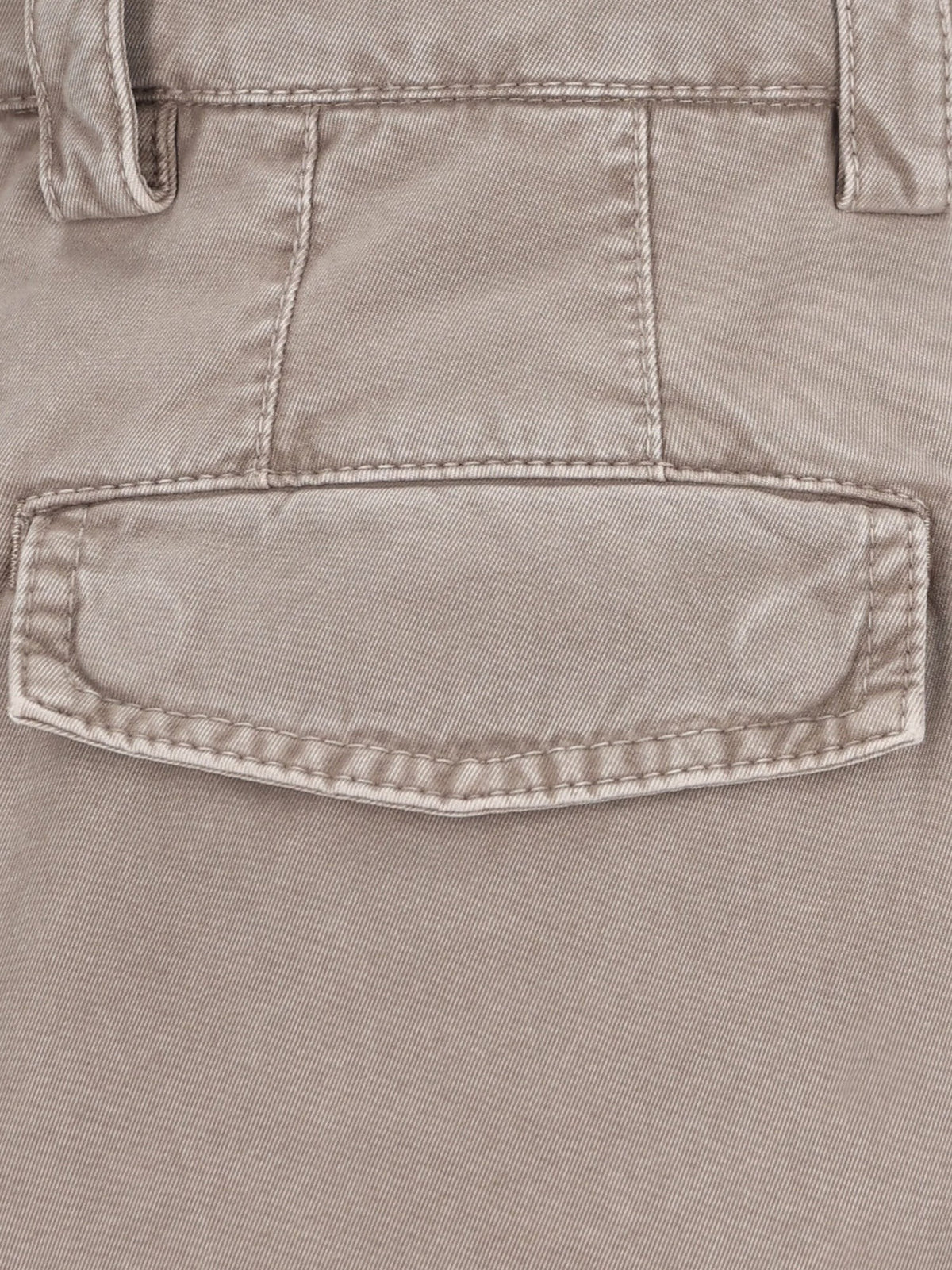 Brunello Cucinelli Men's Dyed Cotton Trousers Grey