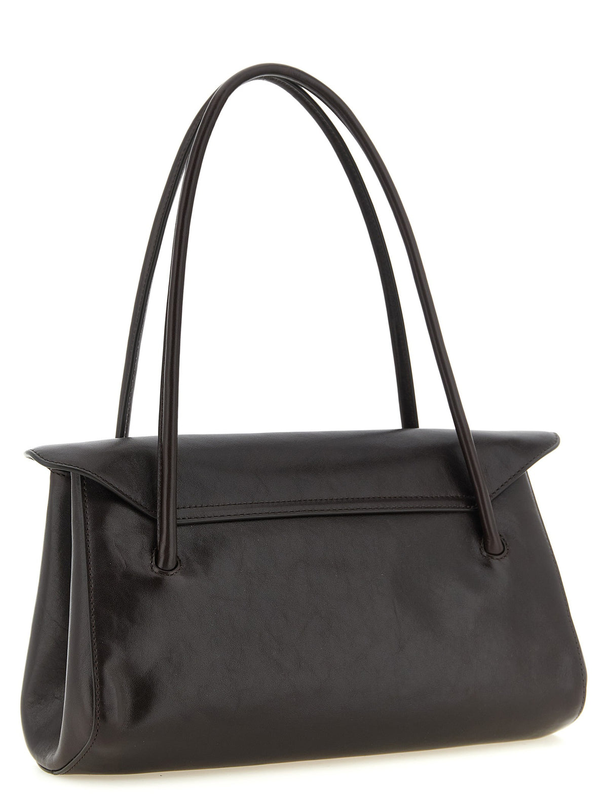 Marni Leather Shoulder Bag Brown