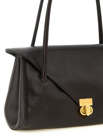 Marni Leather Shoulder Bag Brown