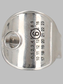 MM6 Maison Margiela Women's Earcuff Minimal Chiave Silver
