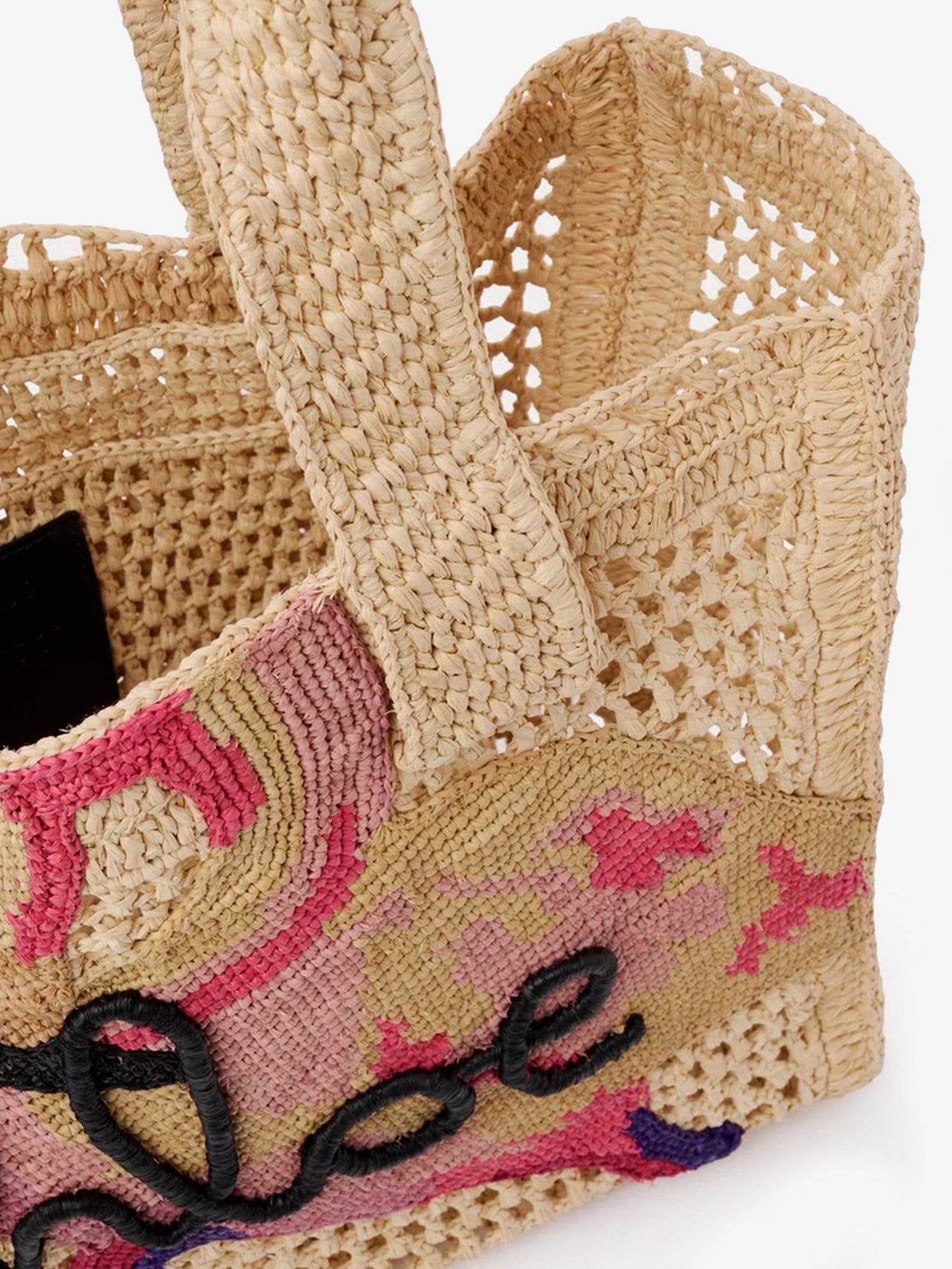 Chloé Women's East West Summer Banana Raffia Shoulder Bag Beige