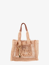 Chloé Women's East West Summer Banana Raffia Shoulder Bag Beige