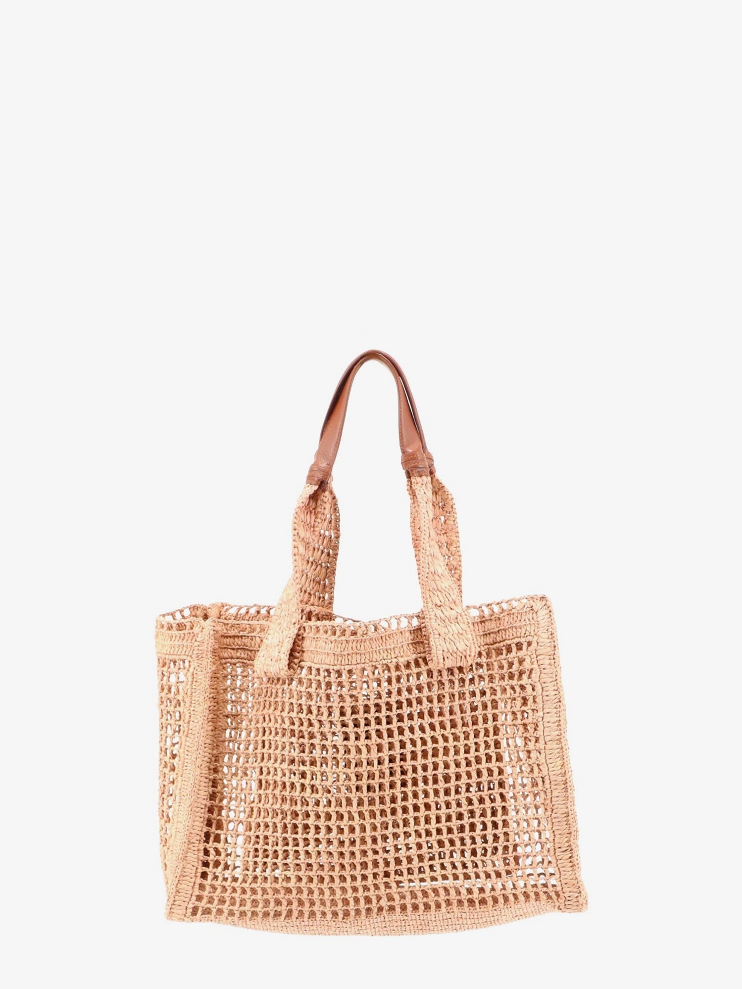 Chloé Women's East West Summer Banana Raffia Shoulder Bag Beige