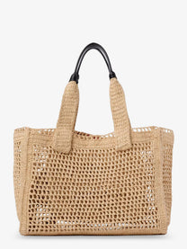 Chloé Women's East West Summer Banana Raffia Shoulder Bag Beige