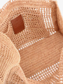 Chloé Women's East West Summer Banana Raffia Shoulder Bag Beige