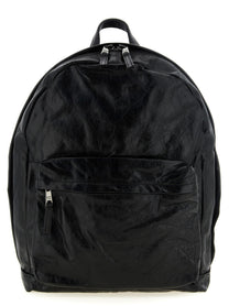 Giorgio Brato Eastpack Leather Backpack Black