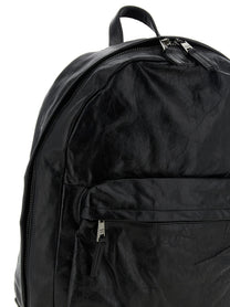 Giorgio Brato Eastpack Leather Backpack Black
